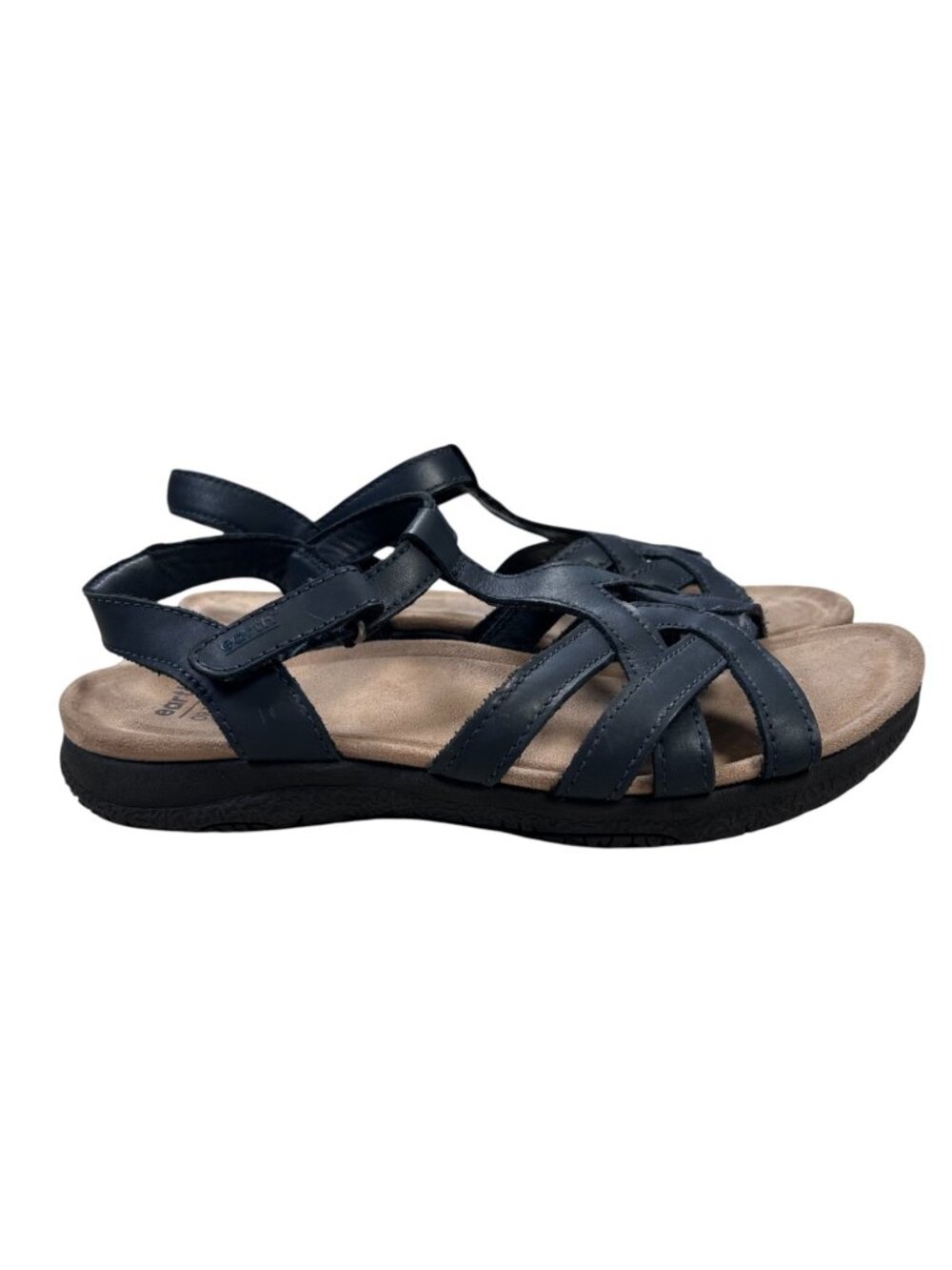 Earth Origins 9 Women Sandal Comfort Padded Navy Travel Coastal